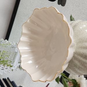 Lenox Candy Bowl Gold Trim